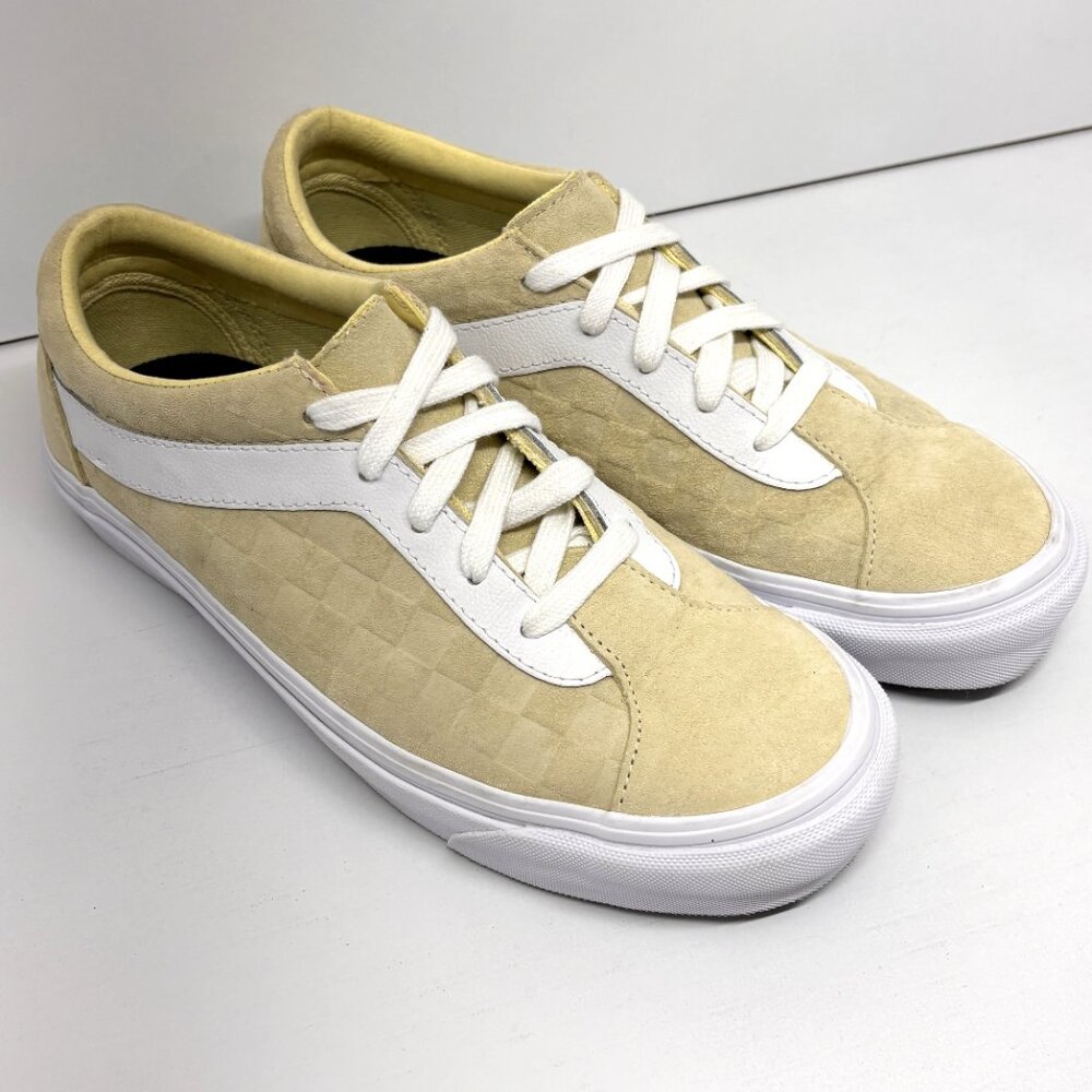 Vans Off The Wall Old Skool Suede Sneakers Golden Yellow with White W 8.5/ M 7.0 - Picture 3 of 11